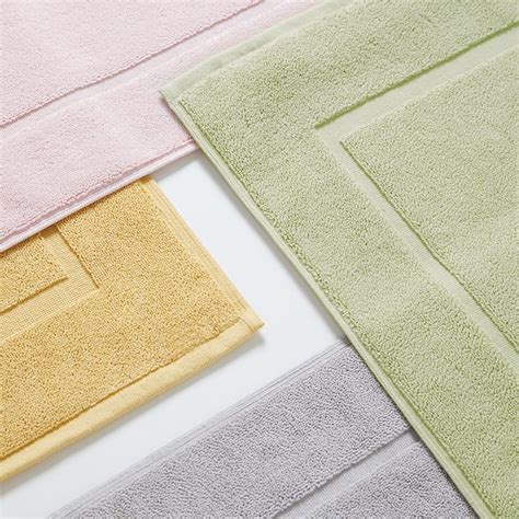 Terry Cotton Bath Mat in Multicolor 